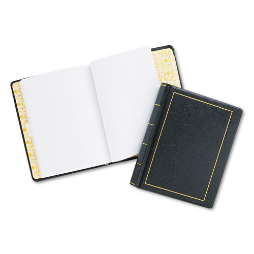 Looseleaf Corporation Minute Book, 1-Subject, Unruled, Black/Gold Cover, (250) 11 x 8.5 Sheets-(WLJ039511)