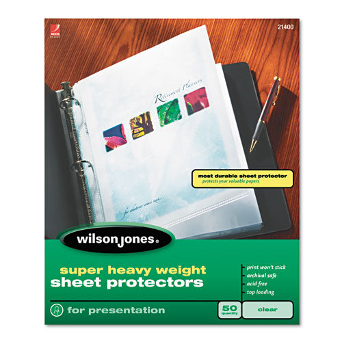 Top-Loading Super Heavy Sheet Protectors, Letter, 50/Box-(WLJ21400)