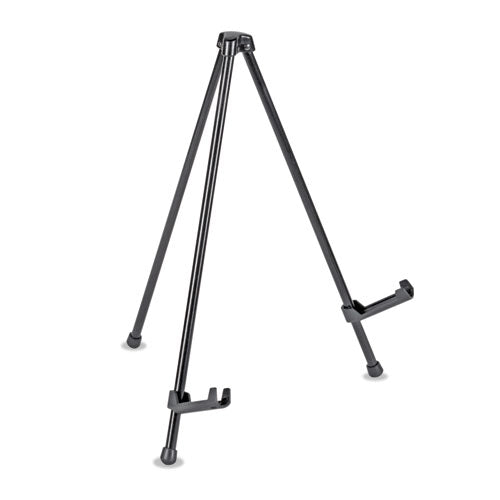 Portable Tabletop Easel, 14" High, Steel, Black-(UNV43028)