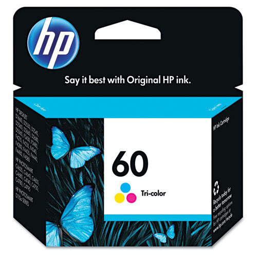 HP 60, (CC643WN) Tri-Color Original Ink Cartridge-(HEWCC643WN)