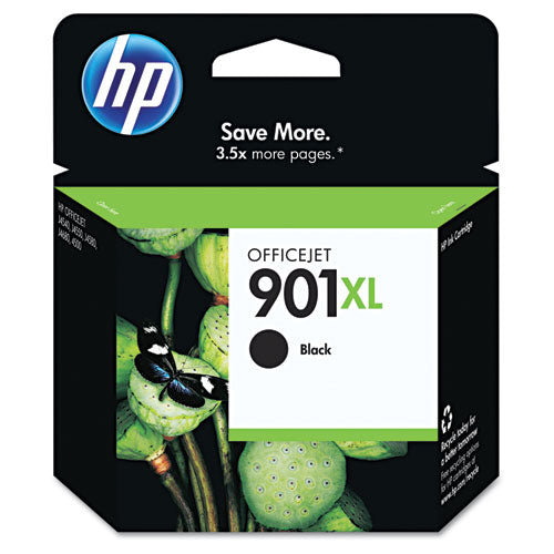 HP 901XL, (CC654AN) High-Yield Black Original Ink Cartridge-(HEWCC654AN)