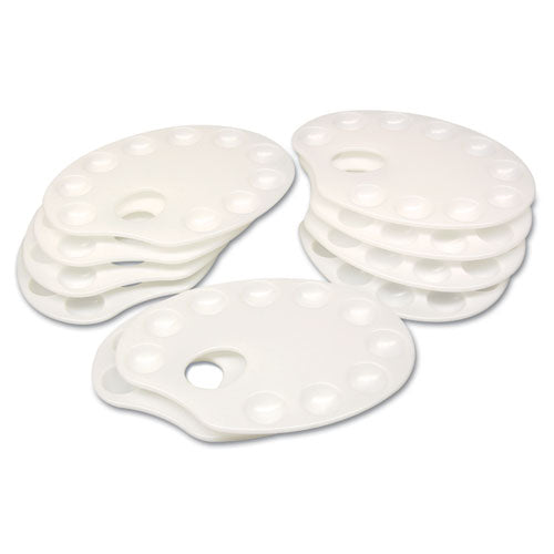 Plastic Paint Trays, White, 10/Pack-(CKC5923)