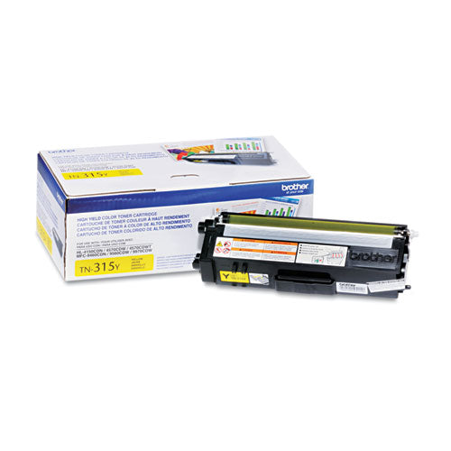 TN315Y High-Yield Toner, 3,500 Page-Yield, Yellow-(BRTTN315Y)