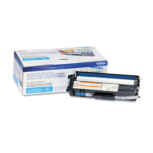 TN315C High-Yield Toner, 3,500 Page-Yield, Cyan-(BRTTN315C)