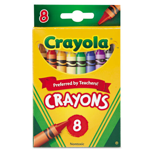 Classic Color Crayons, Peggable Retail Pack, Peggable Retail Pack, 8 Colors/Pack-(CYO523008)