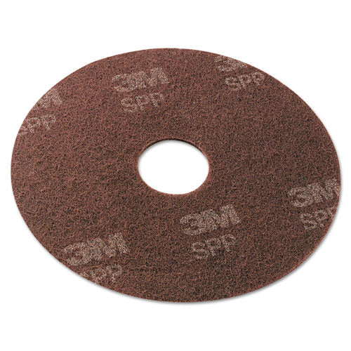 Surface Preparation Pad, 13" Diameter, Maroon, 10/Carton-(MMMSPP13)