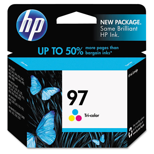 HP 97, (C9363WN) Tri-Color Original Ink Cartridge-(HEWC9363WN)