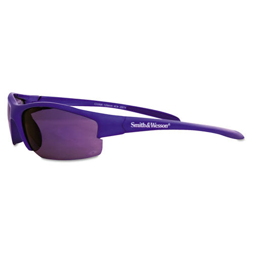 Equalizer Safety Eyewear, Blue Frame, Blue Mirror Lens-(SMW21301)