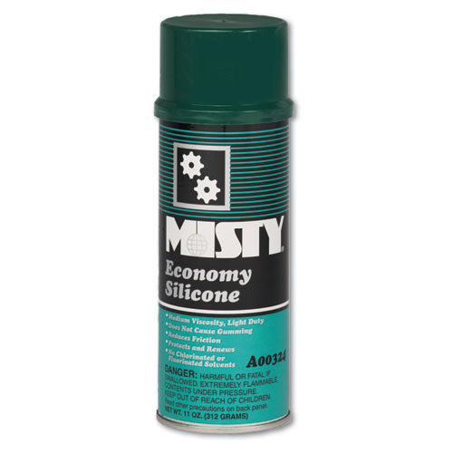 Economy Silicone Spray Lubricant, 11 oz Aerosol Can, 12/Carton-(AMR1002077)