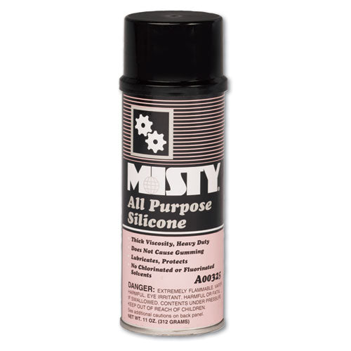 All-Purpose Silicone Spray Lubricant, 11 oz Aerosol Can, 12/Carton-(AMR1002092)