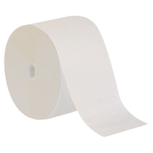 Compact Coreless 1-Ply Bath Tissue, Septic Safe, White, 3,000 Sheets/Roll, 18 Rolls/Carton-(GPC19374)