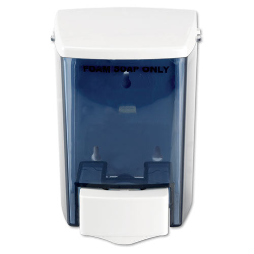 Encore Foam-eeze Bulk Foam Soap Dispenser, See Thru, 900 mL, 4.5 x 4 x 6.25, White-(IMP9335)