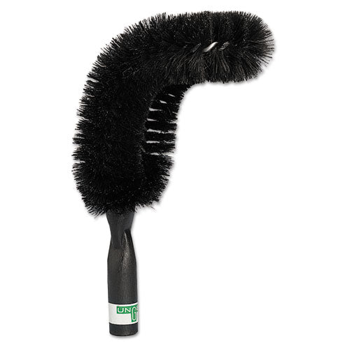 StarDuster Pipe Brush, Green Polypropylene Bristles, 7.5" Brush, 6" Black Plastic Handle-(UNGPIPE)