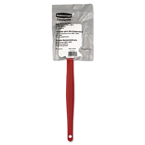 High-Heat Cooks Scraper, 13 1/2", Red/White-(RCP1963RED)