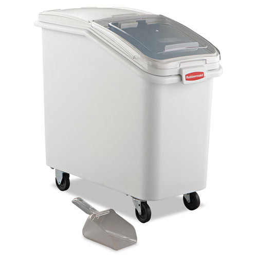 ProSave Mobile Ingredient Bin, 26.18 gal, 15.5 x 29.5 x 28, White, Plastic-(RCP360288WHI)