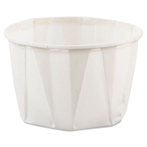 Paper Portion Cups, 2 oz, White, 250/Bag, 20 Bags/Carton-(SCC200)