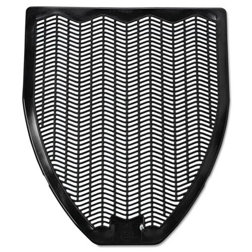 Disposable Urinal Floor Mat, Nonslip, Fresh Blast Scent, 17.5 x 20.38, Black, 6/Carton-(IMP15255)