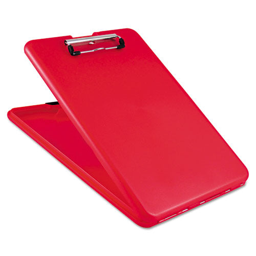 SlimMate Storage Clipboard, 0.5" Clip Capacity, Holds 8.5 x 11 Sheets, Red-(SAU00560)