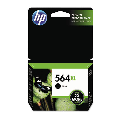 HP 564XL, (CN684WN) High-Yield Black Original Ink Cartridge-(HEWCN684WN)