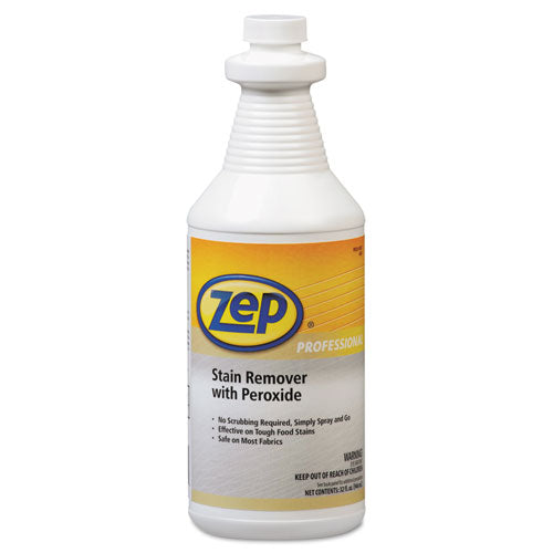 Stain Remover with Peroxide, Quart Bottle, 6/Carton-(ZPP1041705)