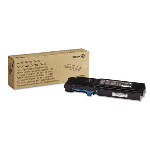 106R02225 High-Yield Toner, 6,000 Page-Yield, Cyan-(XER106R02225)