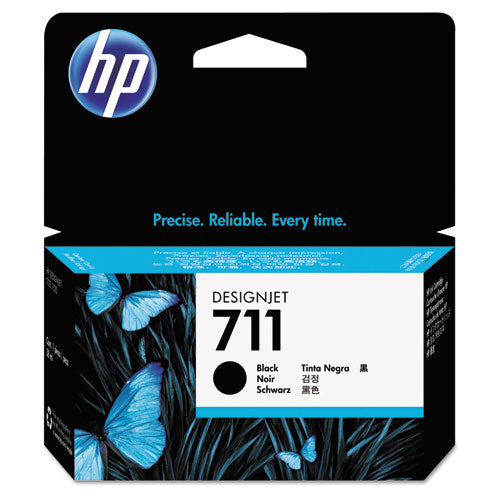 HP 711, (CZ129A) Black Original Ink Cartridge-(HEWCZ129A)