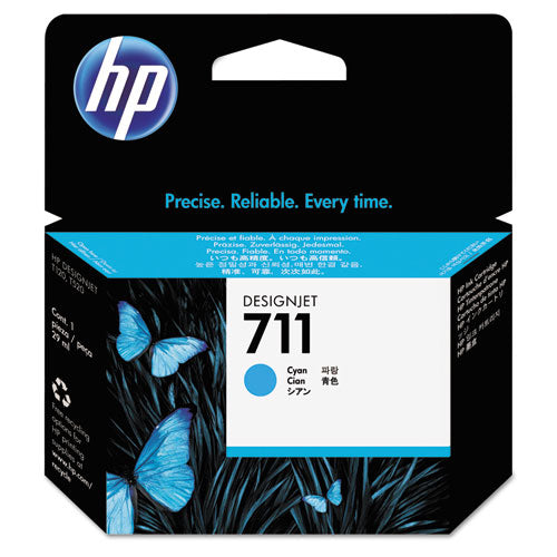 HP 711, (CZ130A) Cyan Original Ink Cartridge-(HEWCZ130A)