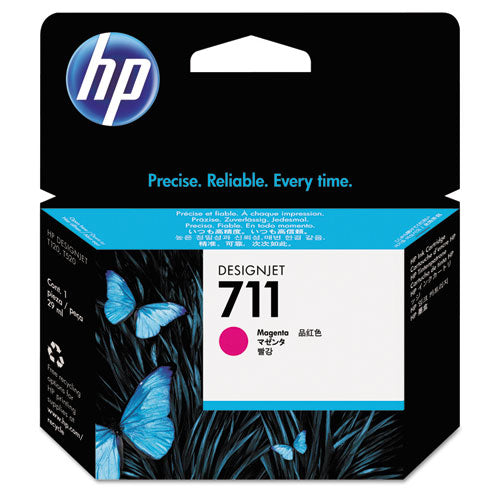 HP 711, (CZ131A) Magenta Original Ink Cartridge-(HEWCZ131A)