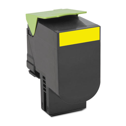 70C1HY0 Return Program High-Yield Toner, 3,000 Page-Yield, Yellow-(LEX70C1HY0)