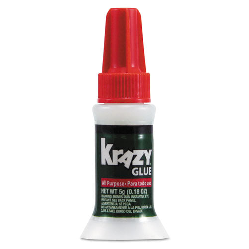 All Purpose Brush-On Krazy Glue, 0.17 oz, Dries Clear-(EPIKG92548R)