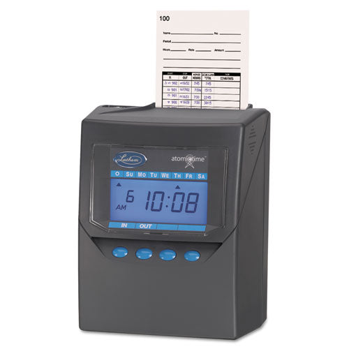 7500E Totalizing Time Recorder, LCD Display, Charcoal-(LTH7500E)