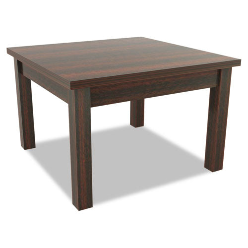 Alera Valencia Series Occasional Table, Rectangle, 23.63w x20d x20.38h, Mahogany-(ALEVA7520MY)