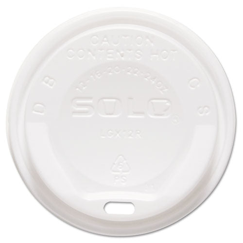 The Gourmet Lid Hot Cup Lids for Trophy Plus, Fits 12 oz to 20 oz, White, 1,500/Carton-(SCCLGXW2)