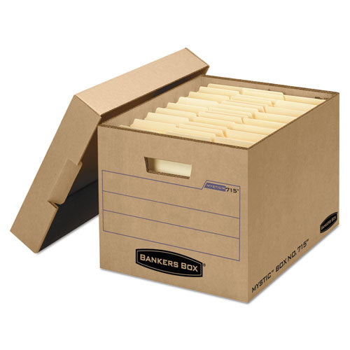 Filing Box, Letter/Legal Files, 13" x 16.25" x 12", Kraft, 25/Carton-(FEL7150001)