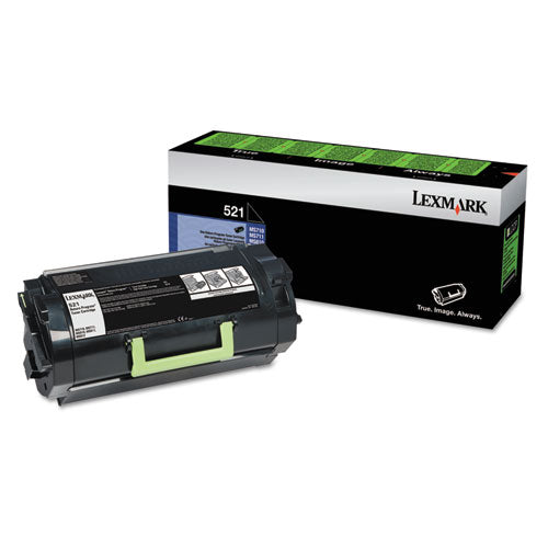 52D1000 Toner, 6,000 Page-Yield, Black-(LEX52D1000)