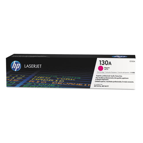 HP 130A, (CF353A) Magenta Original LaserJet Toner Cartridge-(HEWCF353A)