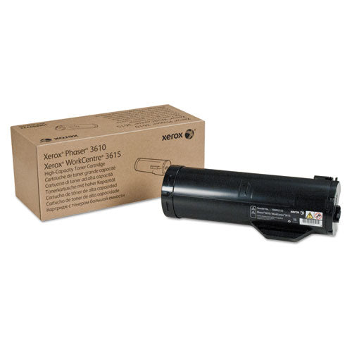 106R02722 High-Yield Toner, 14,100 Page-Yield, Black-(XER106R02722)