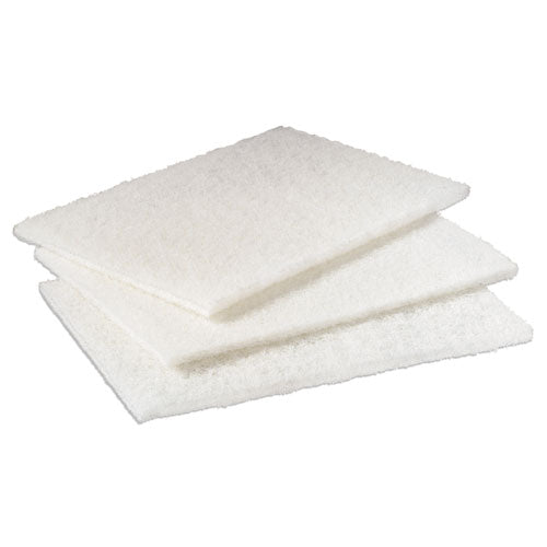 Light Duty Cleansing Pad, 6 x 9, White, 20/Pack, 3 Packs/Carton-(MMM98)