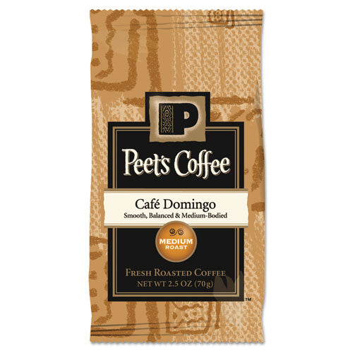 Coffee Portion Packs, Cafe Domingo Blend, 2.5 oz Frack Pack, 18/Box-(PEE504918)