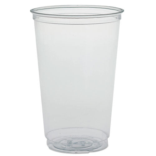 Ultra Clear PETE Cold Cups, 20 oz, Clear, 50/Sleeve, 20 Sleeves/Carton-(DCCTN20)