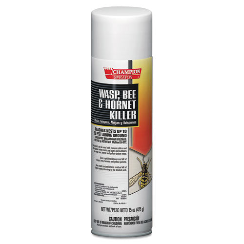 Champion Sprayon Wasp, Bee and Hornet Killer, 15 oz Aerosol Spray, 12/Carton-(CHP5108)