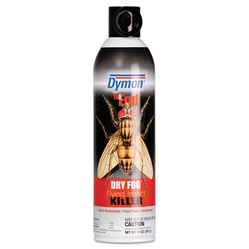 THE END. Dry Fog Flying Insect Killer, 14 oz Aerosol Spray, 12/Carton-(ITW45120)