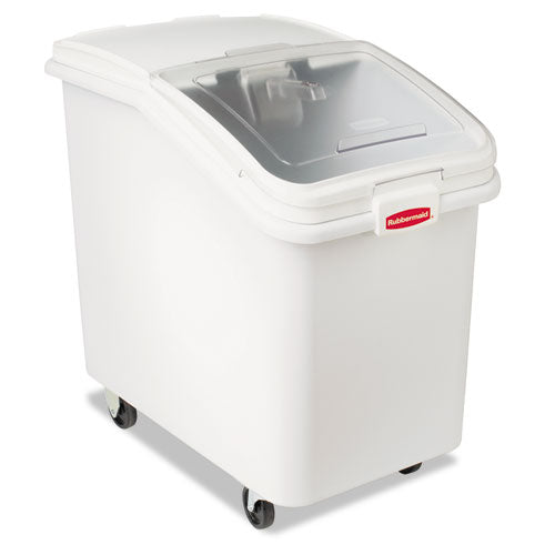 ProSave Mobile Ingredient Bin, 30.86 gal, 18 x 29.75 x 28, White, Plastic-(RCP360388WHI)