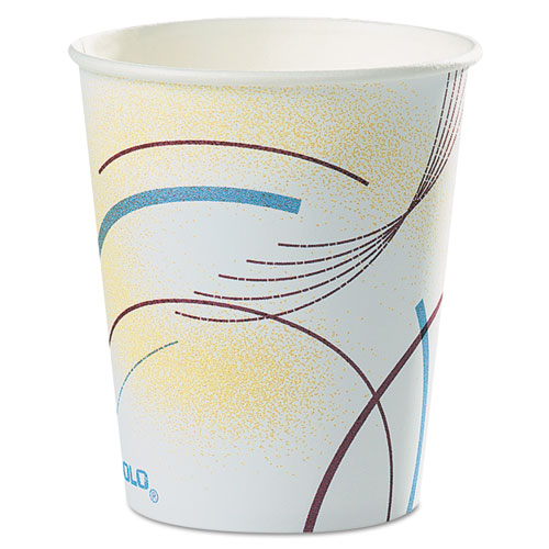 Paper Water Cups, Cold, 5 oz, Meridian Design, Multicolored, 100/Sleeve, 25 Sleeves/Carton-(SCC52MD)