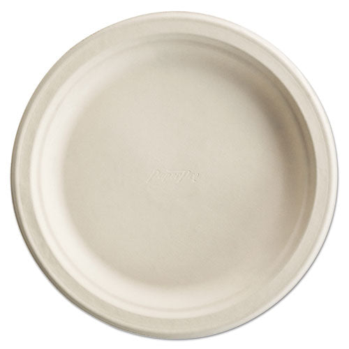 Paper Pro Round Plates, 8.75" dia, White, 125/Pack, 4 Packs/Carton-(HUH25775)