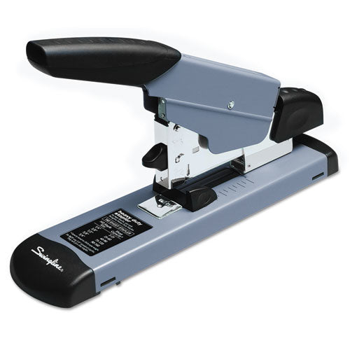 Heavy-Duty Stapler, 160-Sheet Capacity, Black/Gray-(SWI39005)