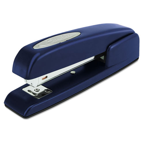 747 Business Full Strip Desk Stapler, 25-Sheet Capacity, Royal Blue-(SWI74729)