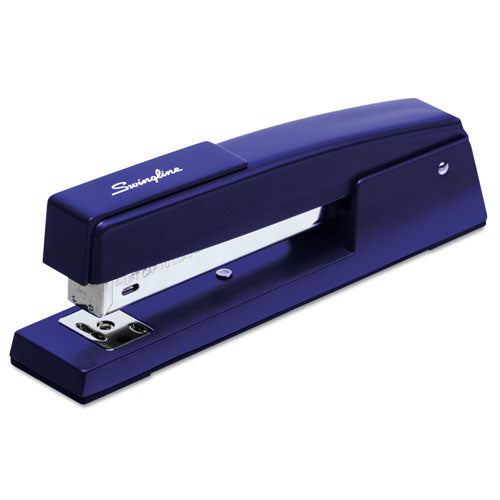 747 Classic Full Strip Stapler, 20-Sheet Capacity, Royal Blue-(SWI74724)