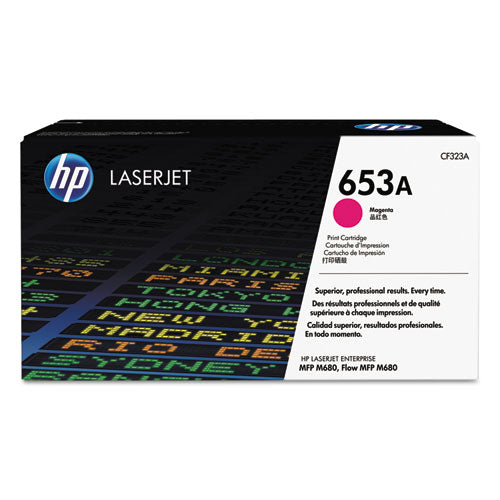 HP 653A, (CF323A) Magenta Original LaserJet Toner Cartridge-(HEWCF323A)