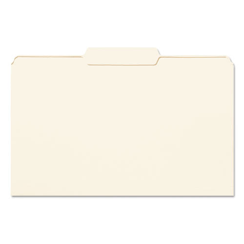 Manila File Folders, 1/3-Cut Tabs: Center Position, Legal Size, 0.75" Expansion, Manila, 100/Box-(SMD15332)